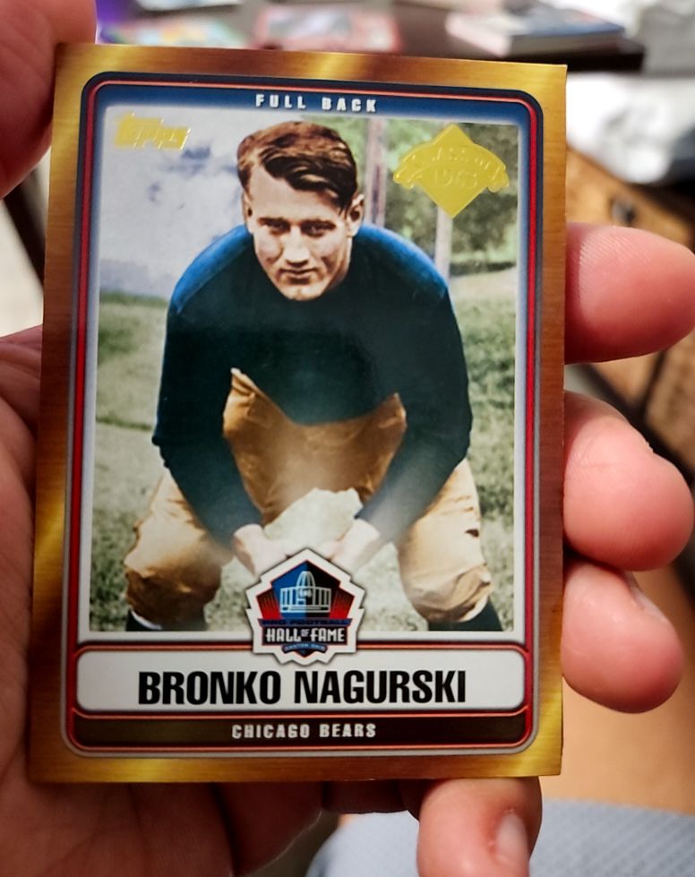 2006 Topps Hall of Fame Tribute #HOFT-BN Bronko Nagurski — front