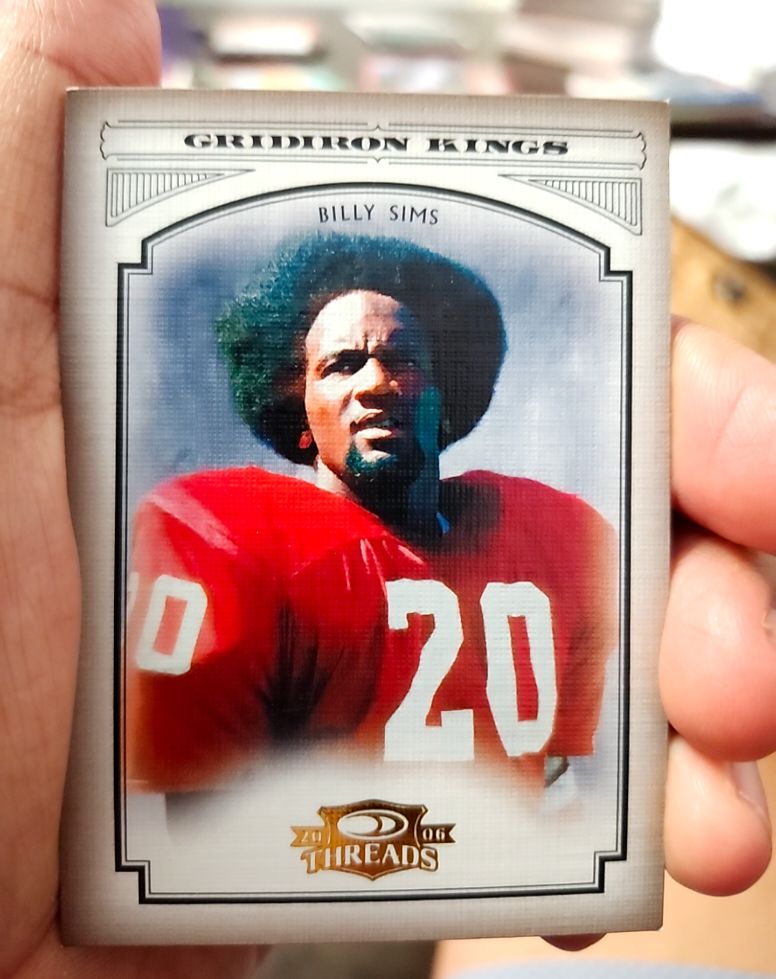 2006 Donruss Threads Gridiron Kings #CGK-18 Billy Sims — front
