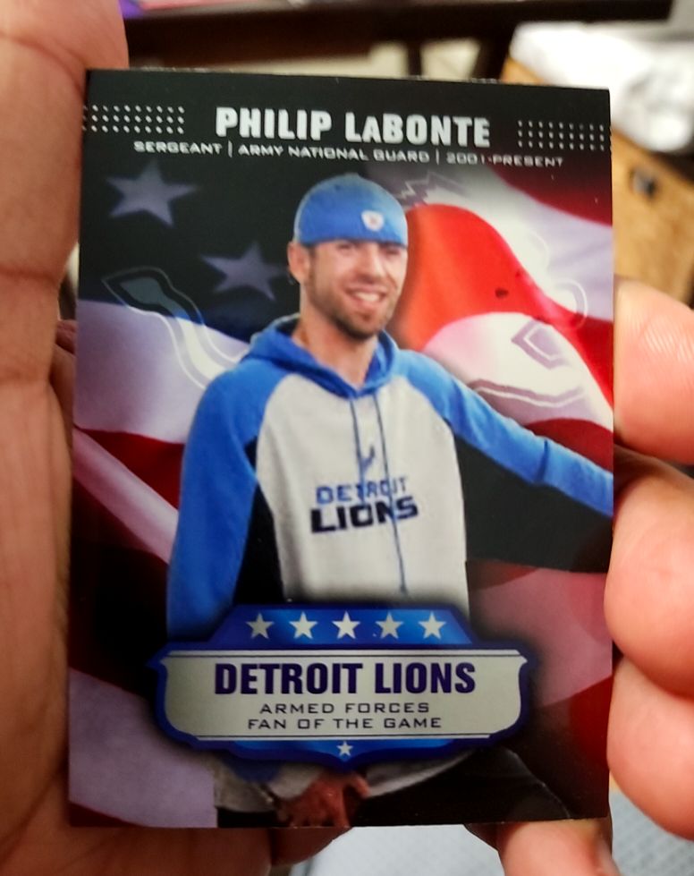 2008 Topps Armed Forces Fans of the Game #AFF-PL Philip LaBonte — front