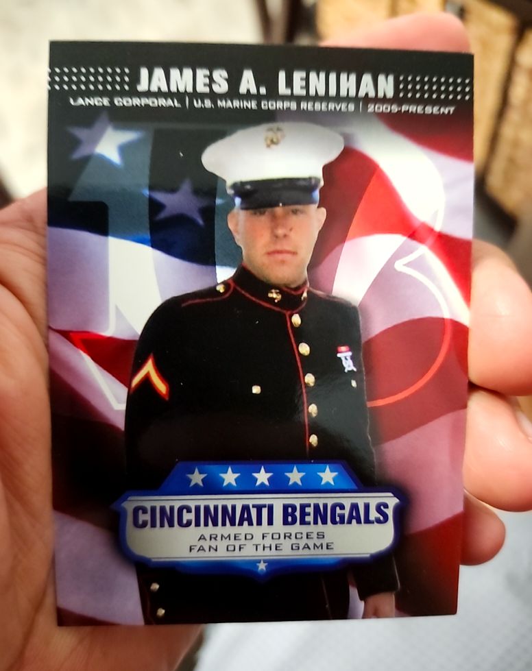 2008 Topps Armed Forces Fans of the Game #AFF-JL James A. Lenihan — front