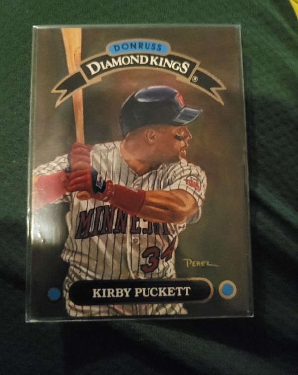 1992 Donruss Diamond Kings #DK-4 Kirby Puckett — front