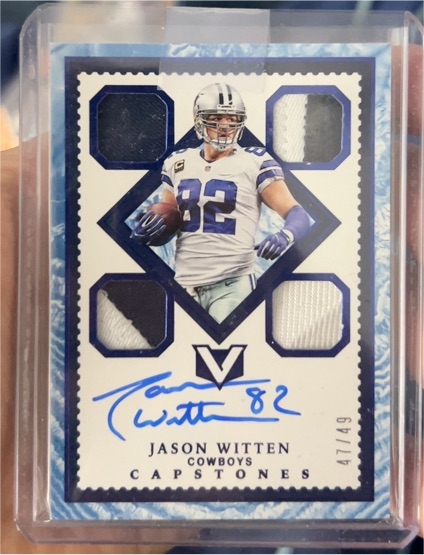 2017 Panini Vertex Capstones #CP-JW Jason Witten — front