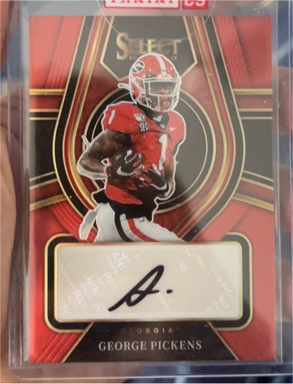 2022 Panini Select Draft Picks #RS-GPI George Pickens — front