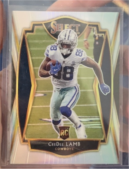 2020 Panini Select #157 CeeDee Lamb Premier Level Rookie — front