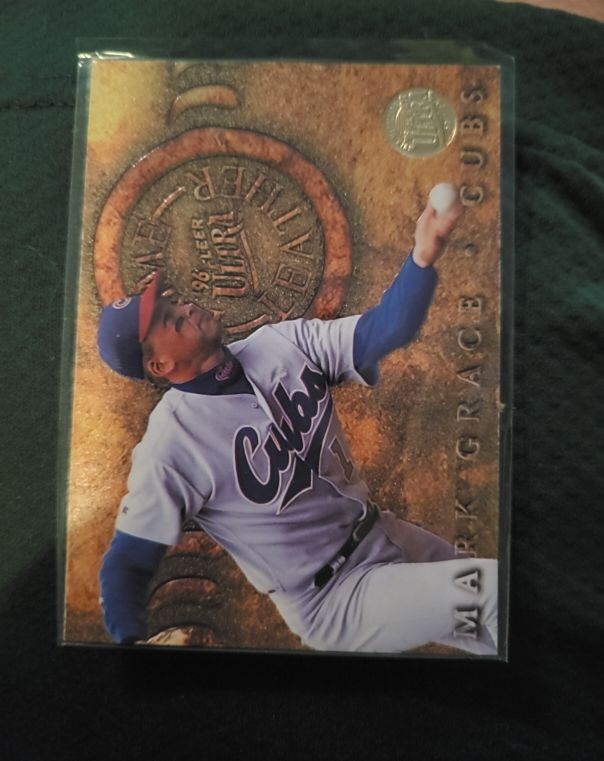 1996 Fleer Ultra #11 Mark Grace — front