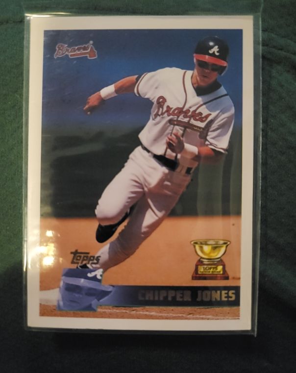 1996 Topps #177 Chipper Jones — front
