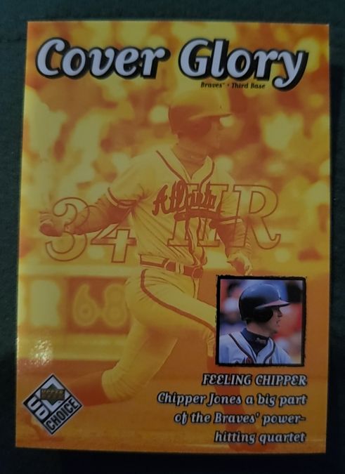 1999 Upper Deck UD Choice #42 Chipper Jones — front