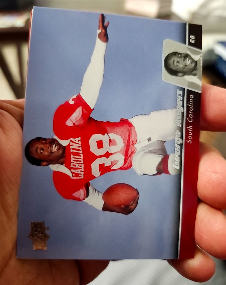 2011 Upper Deck #21 George Rogers — front