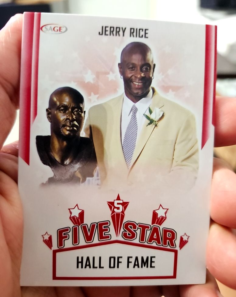 2023 SAGE Five Star #FS-5 Jerry Rice — front
