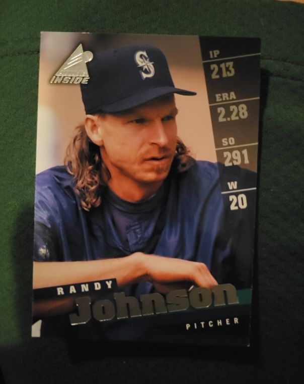 1998 Pinnacle Inside #39 Randy Johnson — front