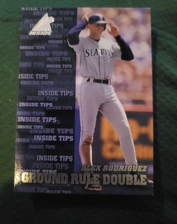 1998 Pinnacle Inside #139 Alex Rodriguez Ground Rule Double — front