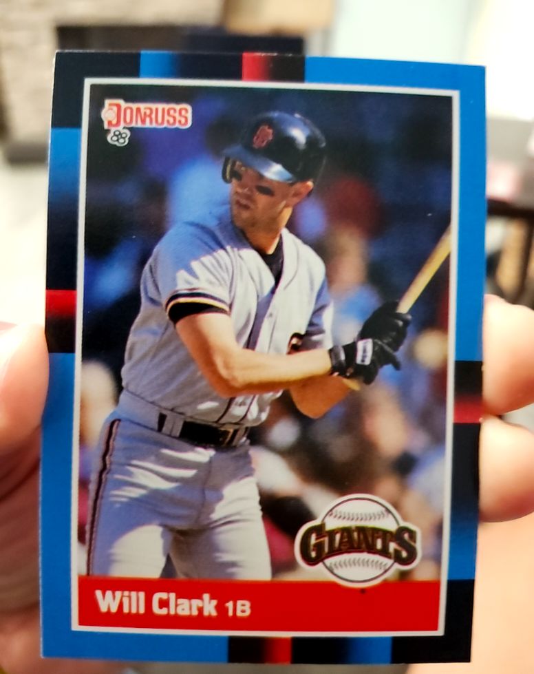 1988 Donruss #204 Will Clark — front