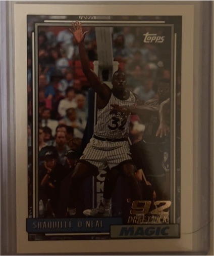 1992-93 Topps #362 Shaquille O'Neal — front