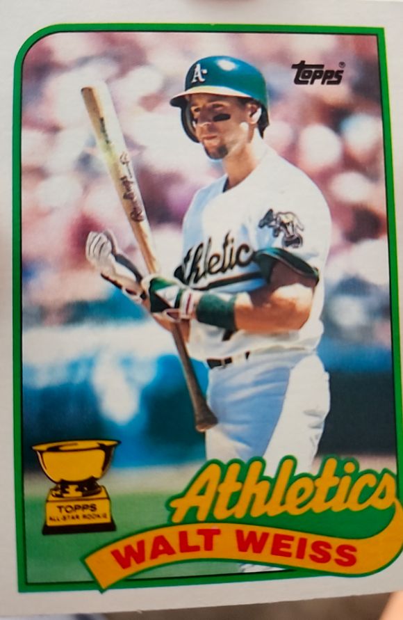 1989 Topps #316 Walt Weiss — front