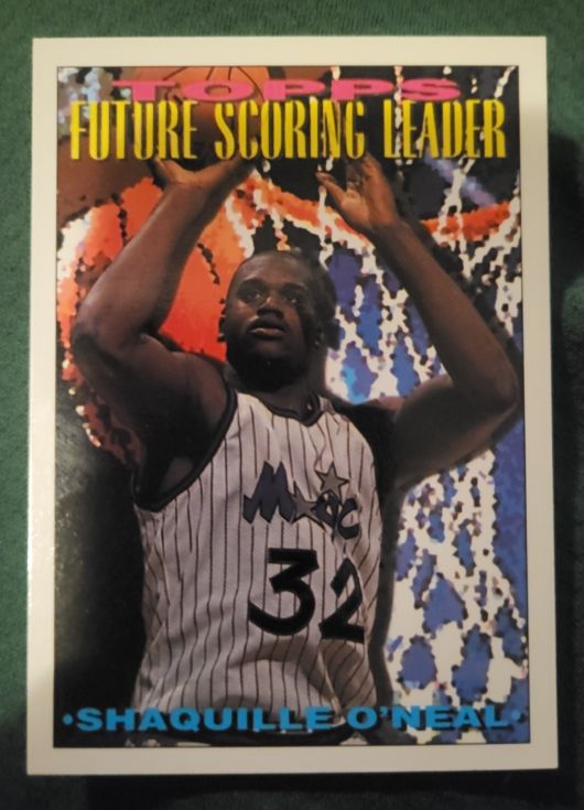 1993-94 Topps #386 Shaquille O'Neal — front