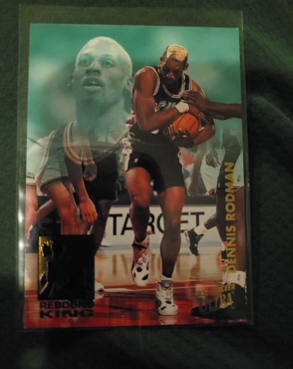 1993-94 Fleer Ultra Rebound King #10 Dennis Rodman — front