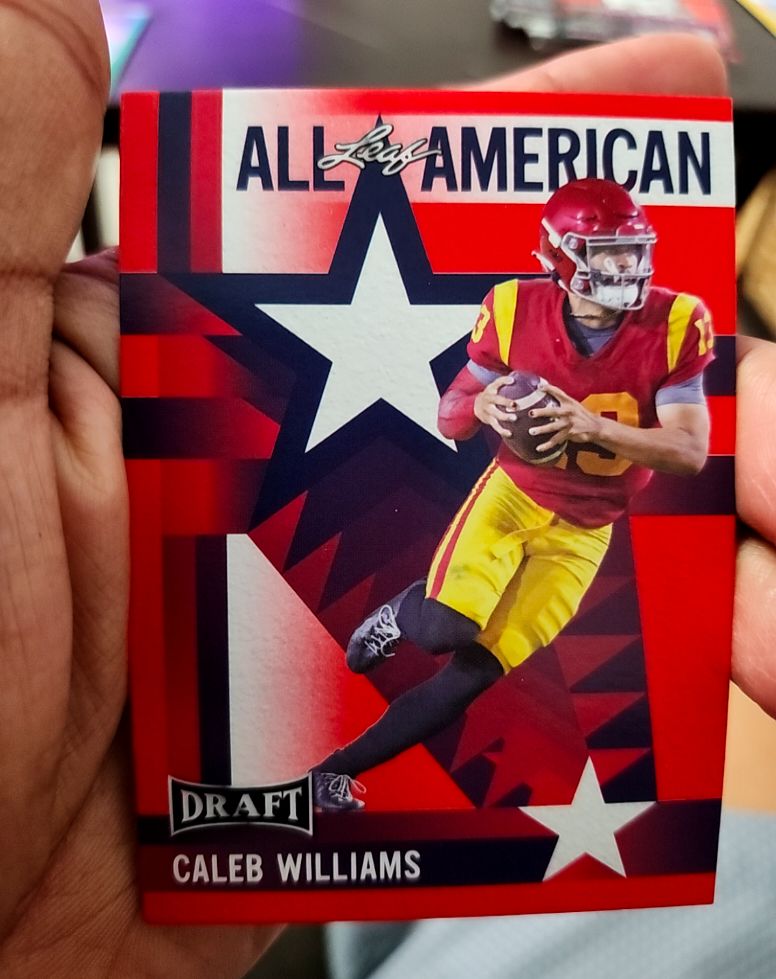 2023 Leaf Draft All-American #11 Caleb Williams — front