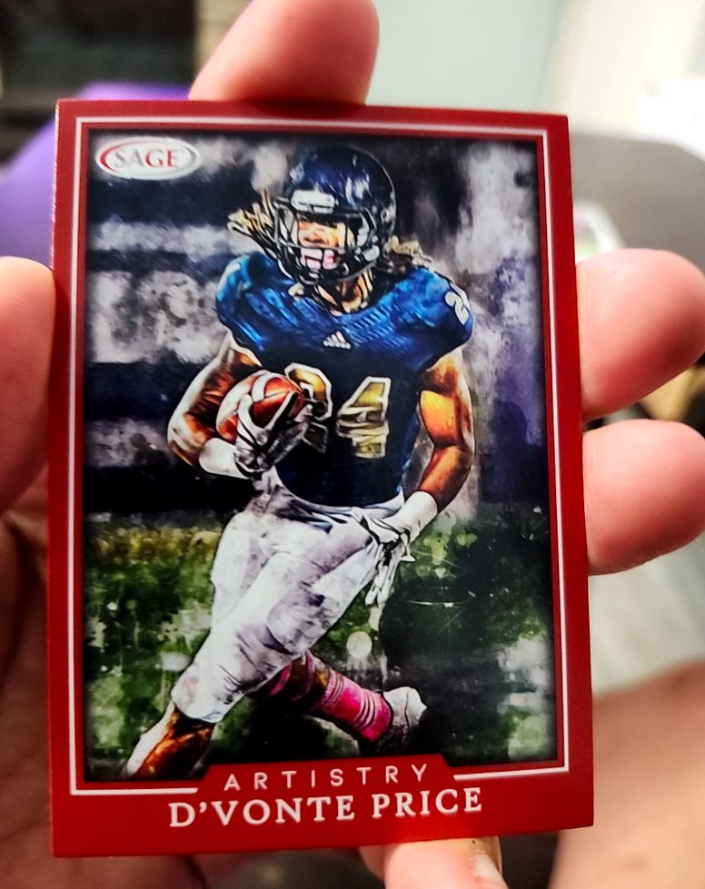 2022 Sage Artistry #ART-DVP D'Vonte Price — front