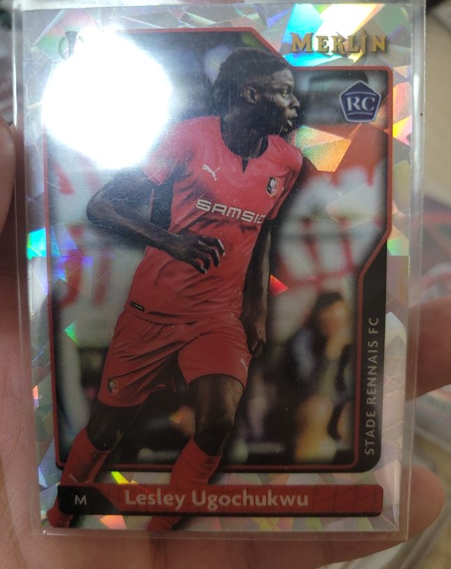 2021-22 Topps Merlin Chrome UEFA #8 Lesley Ugochukwu Rookie — front