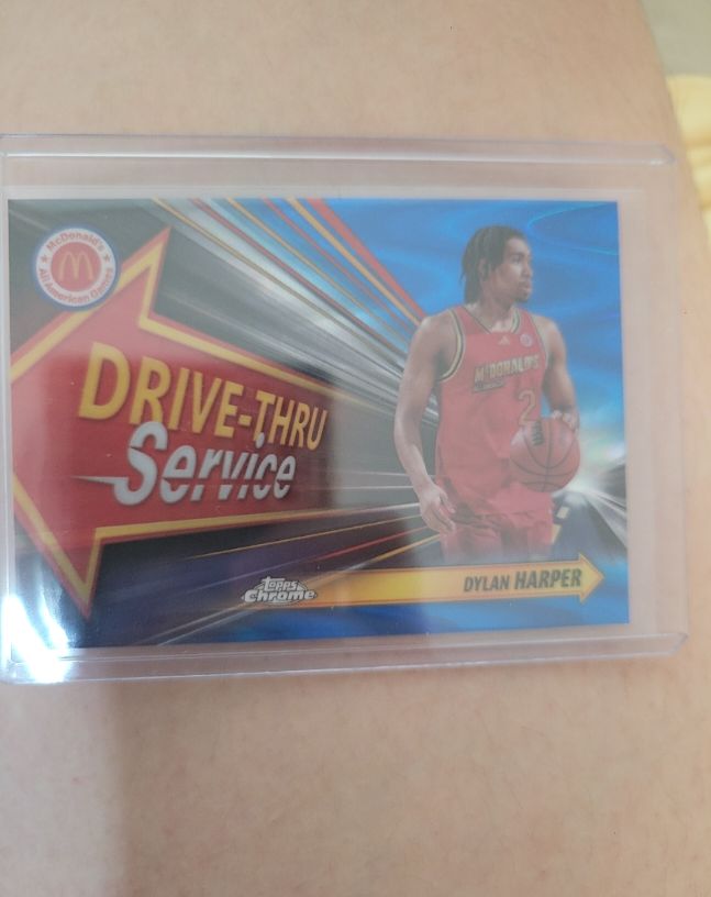 2024 Topps Chrome McDonald's All American Dylan Harper Drive-Thru Service — front