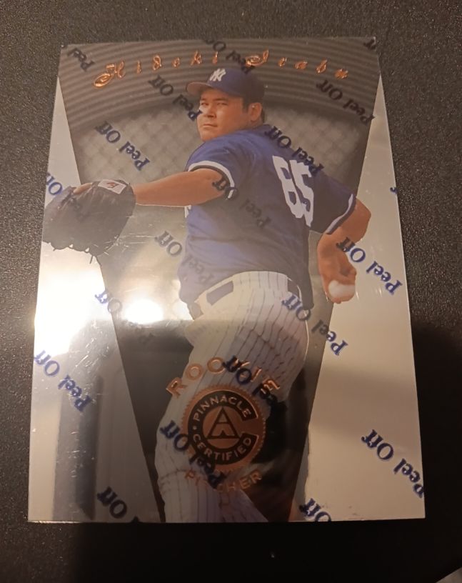 1997 Pinnacle Certified #129 Hideki Irabu Rookie Card — front
