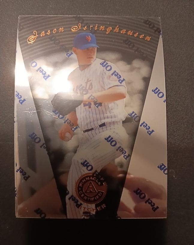 1997 Pinnacle Certified # Jason Isringhausen — front