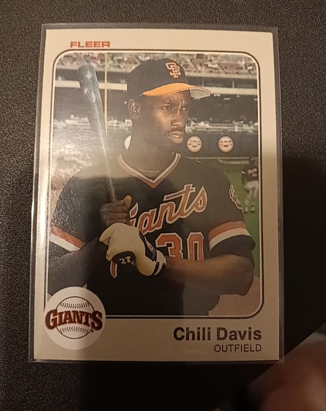 1983 Fleer #257 Chili Davis — front