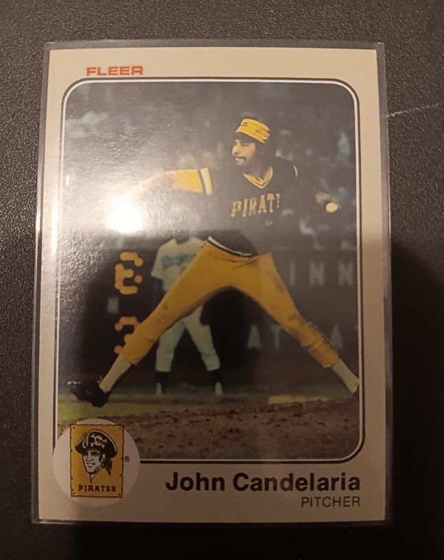 1983 Fleer #304 John Candelaria — front