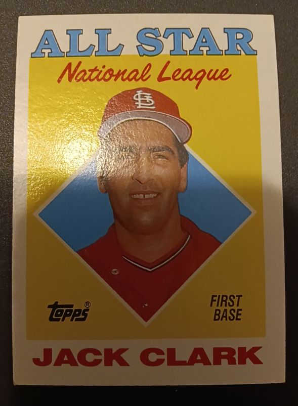 1988 Topps #397 Jack Clark — front