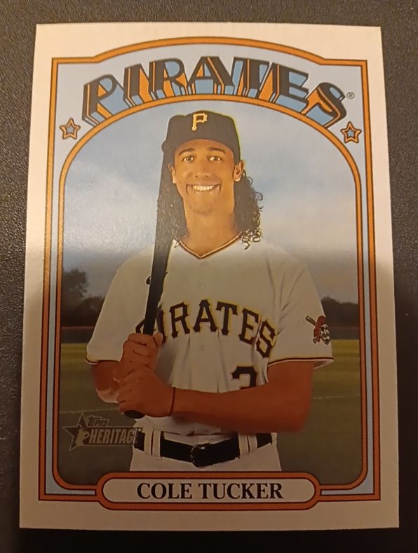 2021 Topps Heritage #695 Cole Tucker — front