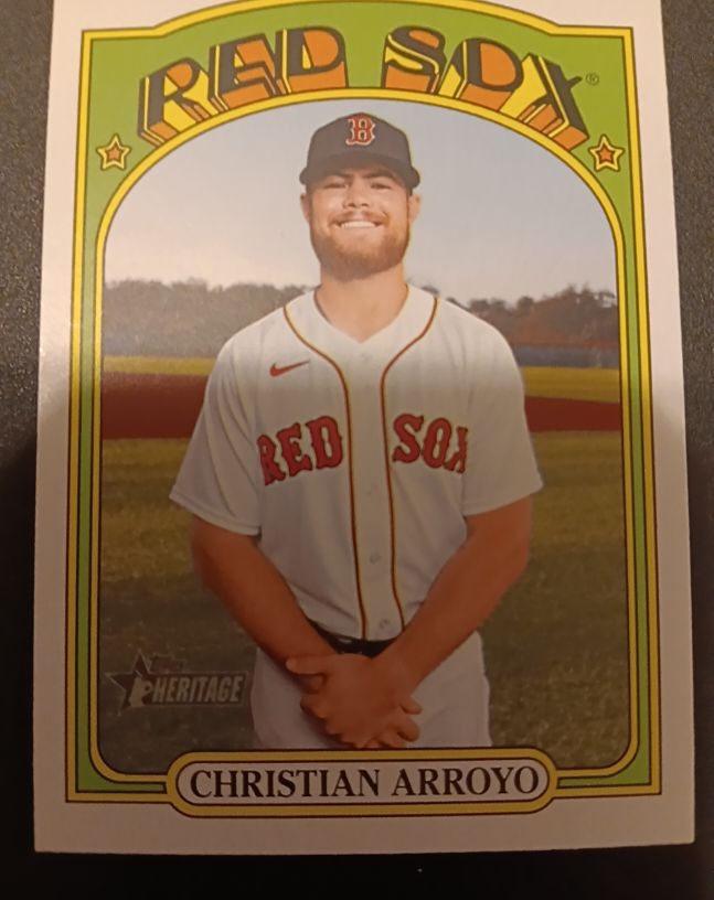 2021 Topps Heritage High Number #720 Christian Arroyo — front