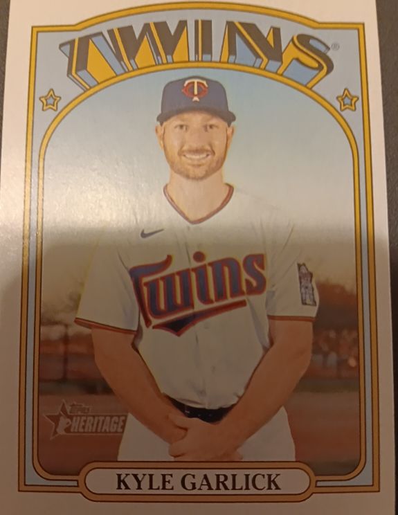 2021 Topps Heritage #668 Kyle Garlick — front