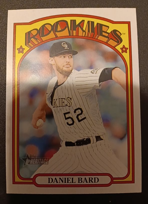 2021 Topps Heritage #671 Daniel Bard — front