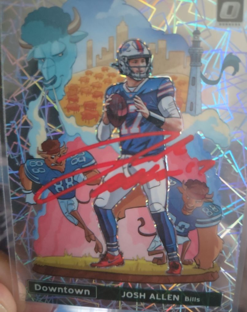 2023 Donruss Optic Downtown Josh Allen — front