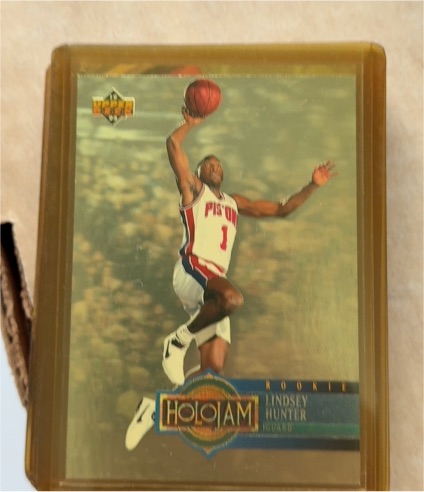1994 Upper Deck Holojam #H34 Lindsey Hunter Rookie — front
