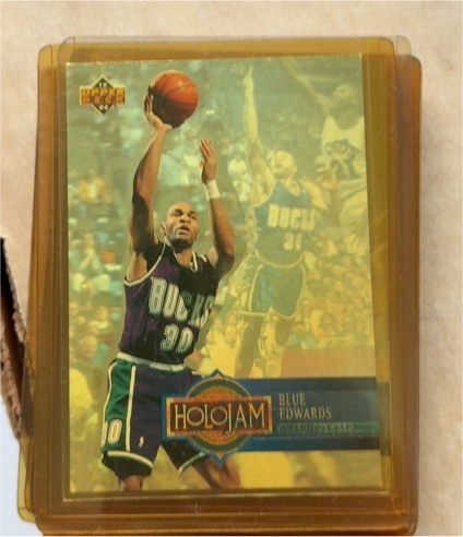 1993-94 Upper Deck Holojams #H15 Blue Edwards — front