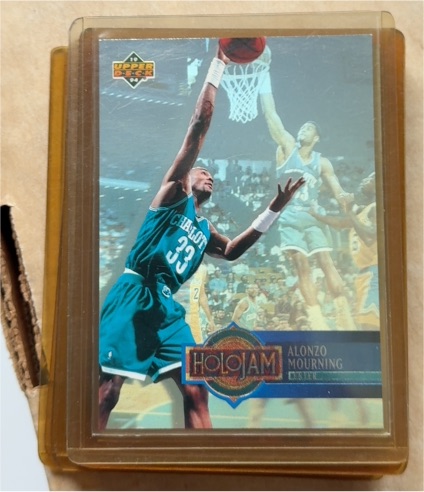 1993-94 Upper Deck Holojam #H3 Alonzo Mourning — front