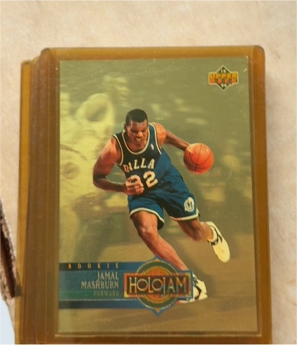 1993-94 Upper Deck HoloJam #H31 Jamal Mashburn — front