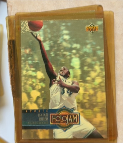 1993 Upper Deck Holojam #H32 Isaiah Rider — front