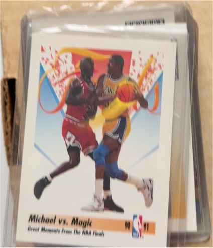 1991 Skybox #333 Michael vs Magic — front