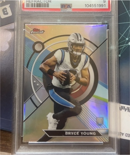 2023 Topps Composite Finest #158 Bryce Young Rookie Card — front