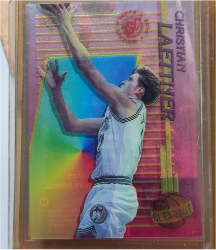 1994-95 Topps Stadium Club Clearcut #16 Christian Laettner — front