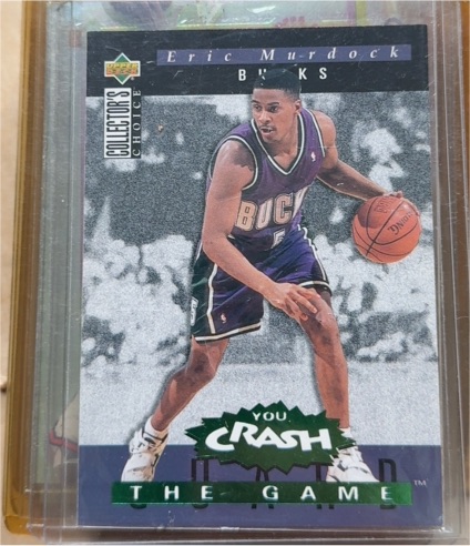 1994-95 Upper Deck Collector's Choice #A11 Eric Murdock You Crash the Game Bucks — front