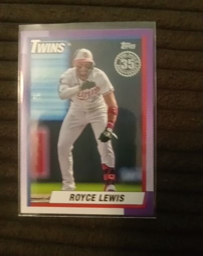 2025 Topps Series 2 35th Anniversary #90B2-1 Royce Lewis — front