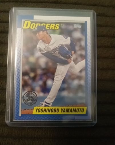 2025 Topps Series 1 - 1990 Topps Baseball Yoshinobu Yamamoto #T90-84 — front