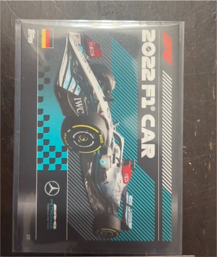 2022 Topps Turbo Attax F1 #20 Mercedes AMG Petronas Car — front