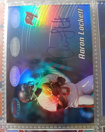 2002 Bowman's Best #? Aaron Lockett — front