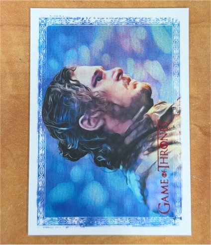 2023 Rittenhouse Game of Thrones Art & Images Red Parallel #ART48 Jon Snow — front