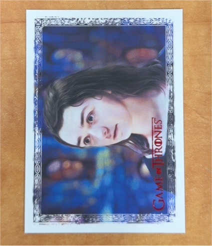 2023 Rittenhouse Game of Thrones Art & Images Red Parallel Base ART18 Sansa Stark — front
