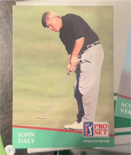 1991 Pro Set #93 John Daly — front